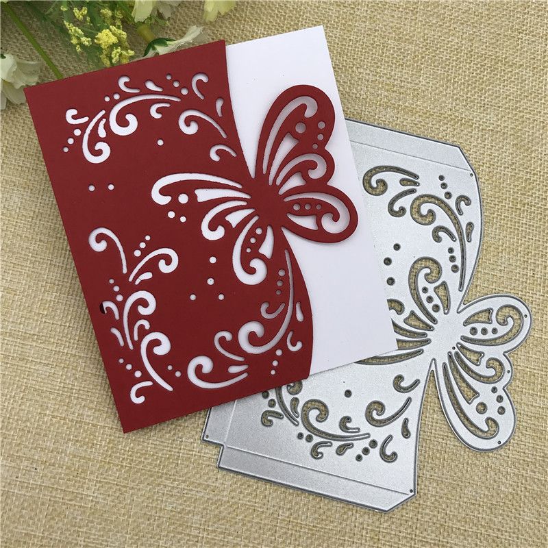 Butterfly Box Metal Cutting Dies Scrapbook Emboss Paper Album Craft Stencil New