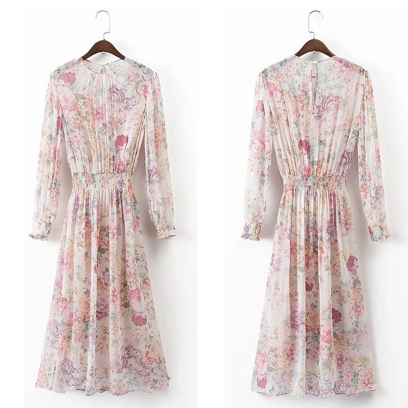 midi dress elastic waist