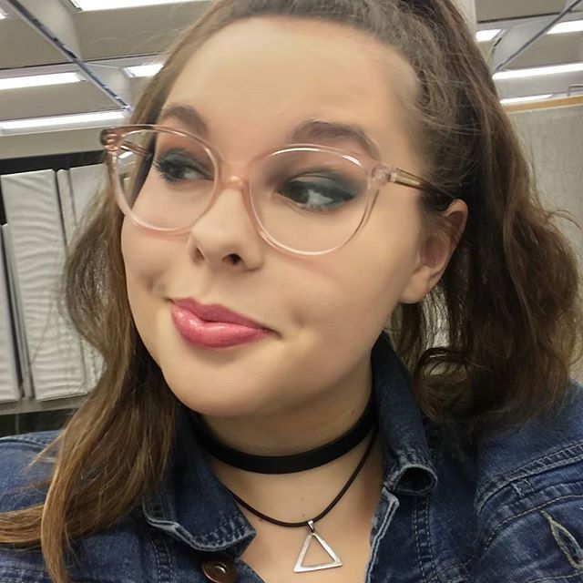 light brown frame glasses