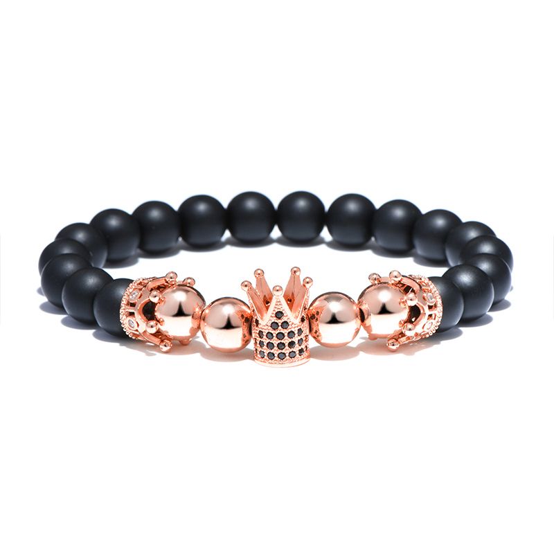 Pulseras Discos De Piedra Negra Cuentas Hombres Y Mujeres Pulseras Discos De Piedra Negra Cuentas Hombres Y Mujeres