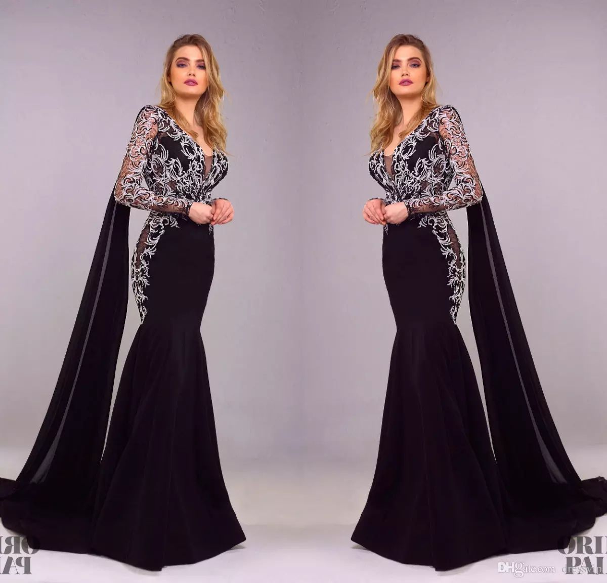 dhgate plus size evening dresses