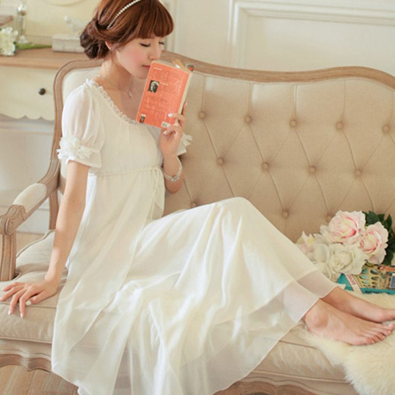long chiffon nightgowns