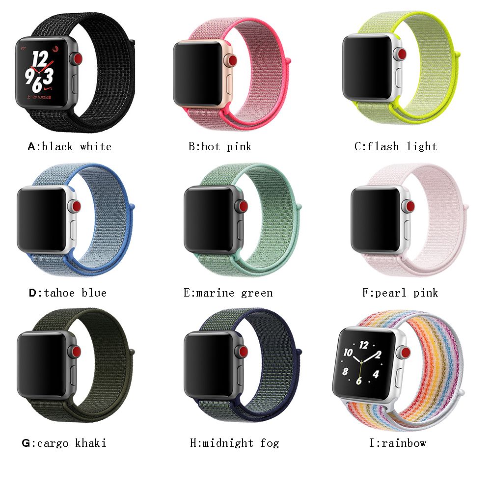 Sports Nylon Strap For Apple Watch Band IWatch Series 1 2 3 ful Nylon