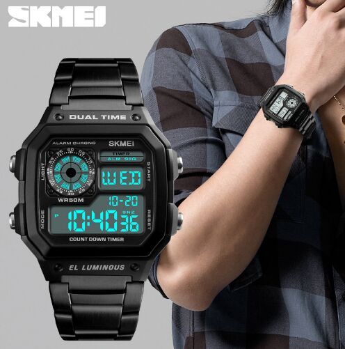 skmei chrono watch