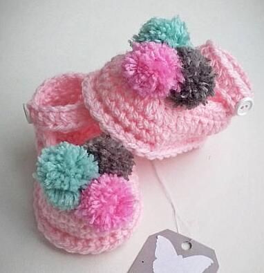 sapatos de croche