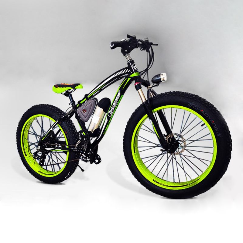 electric fat bike 36v 350w lithium yellow review