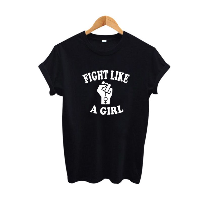 Camiseta mujer como una niña Camiseta Hipster Slogan de mujer Camiseta feminista Signo