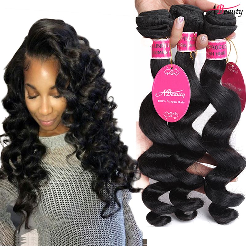 Cheap Indian Loose Wave Bundles Indain Virgin Human Hair Loose