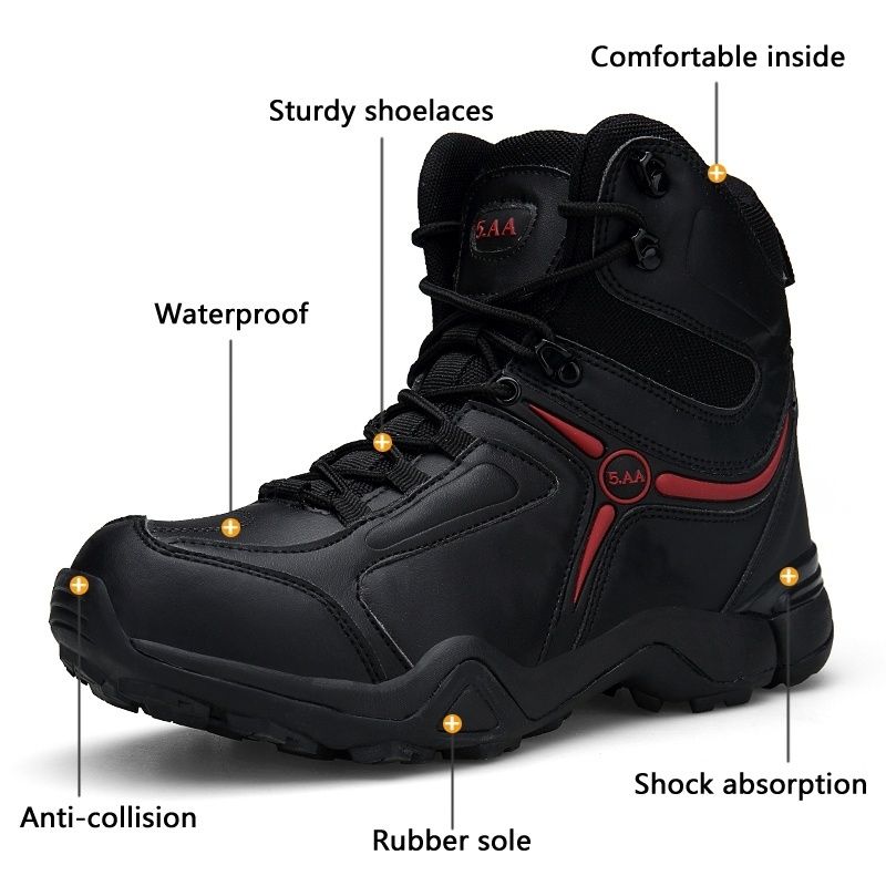 knee high waterproof hiking boots