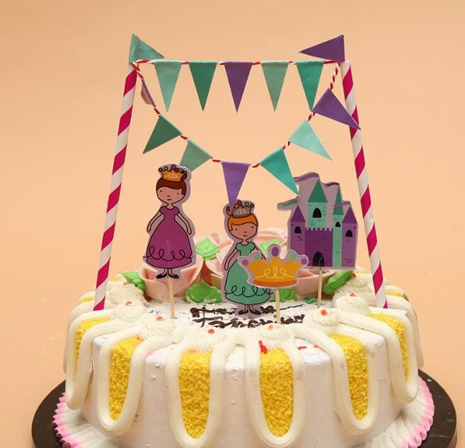 2020 Happy Birthday Cake Topper Cupcake Toppers Cartoon Kids