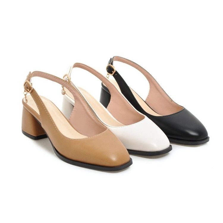 chunky kitten heels