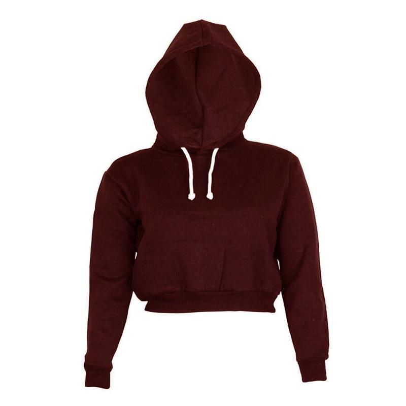 wholesale crop moletom com capuzs