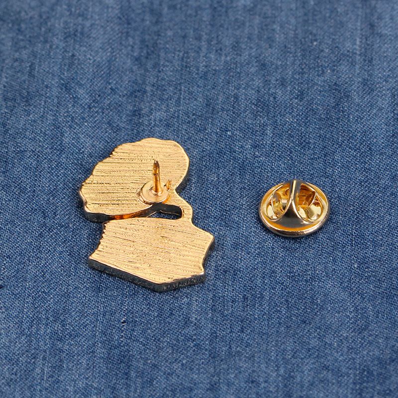 Retro Plattenspieler Emaille Brosche Kleidung Kleid Schmuck Musik Liebhaber