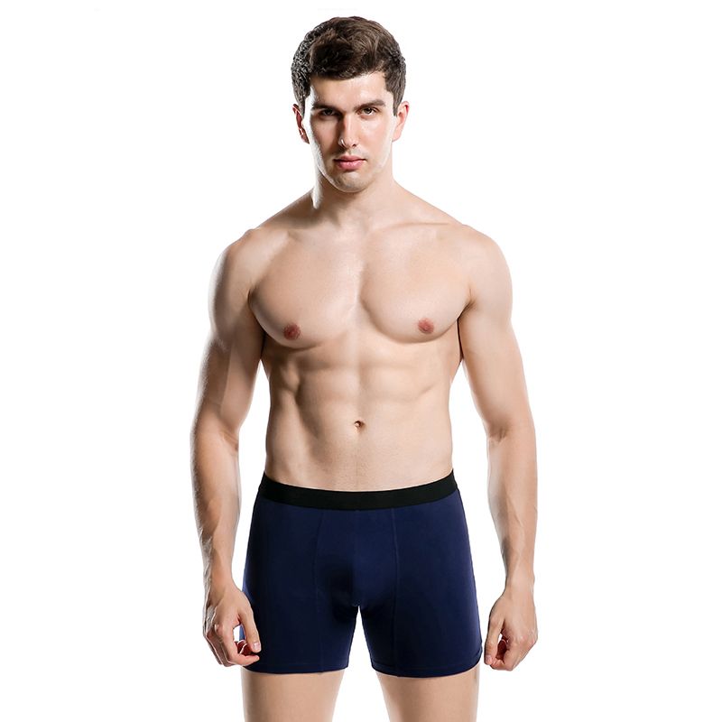 Compra Hombres Boxeador Ropa Interior Algodón Pierna Larga Hombre  Pantalones Cortos Sólidos Flexibles Pantalones Cortos Boxeador De Color  Puro Pantalones Masculinos Boxershorts M Xxl / Barato | Entrega Rápida Y  Calidad | Es.Dhgate