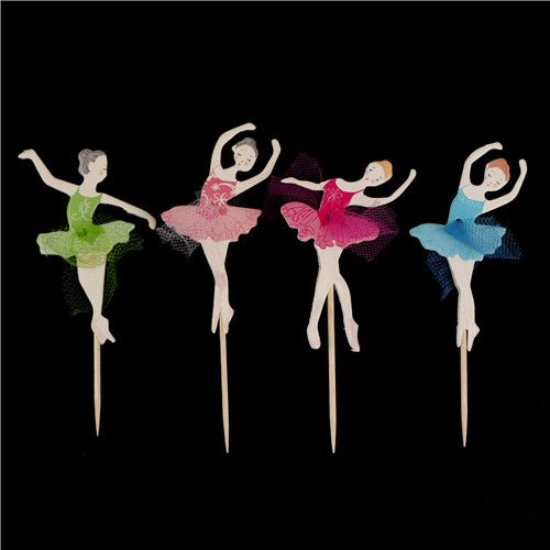 Acheter Set Joyeux Anniversaire Dentelle Danse Fille Gateau Inserer Carte Ballerine Fee Cupcake Topper Choix De Decorations De Fete Danniversaire De 3 57 Du Toto3 Dhgate Com