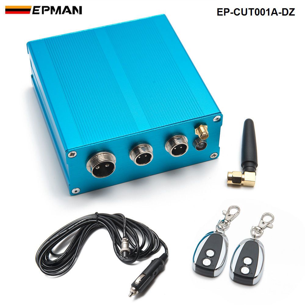 Electronic Remote Exhaust Valve Cutout Controller With 2 Remotes