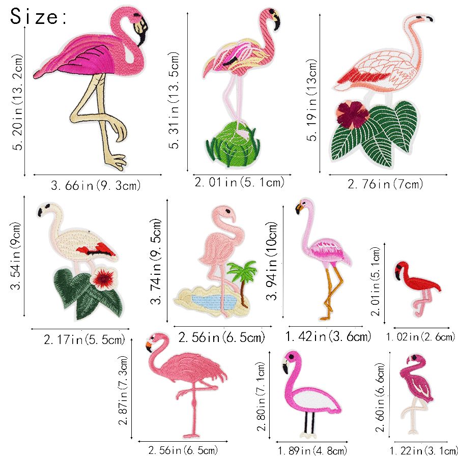 Download 2021 Flamingo Embroidered Patches For Clothing Bags Iron On Transfer Applique Patch For Dress Jeans Diy Sew On Embroidery Kids Stickers From Kg2007 3 89 Dhgate Com