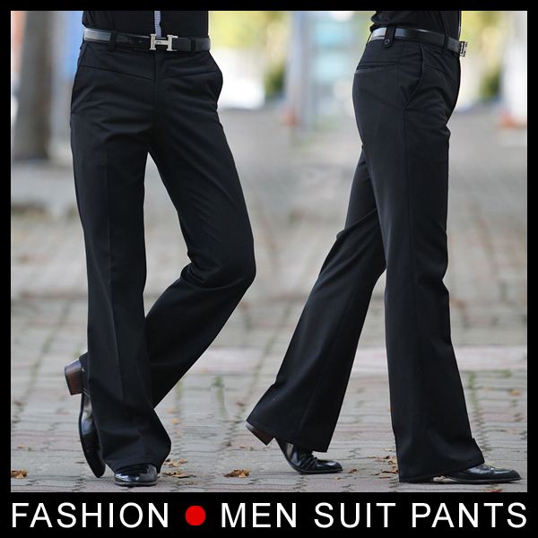 bell bottom formal pants mens