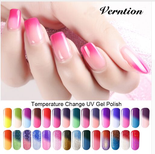 8ml Soak Off Temperature Change Color Gel Nail Lacquers Long Lasting Thermo Uv Gel Hybrid Nail Gel Varnish Nail Art Set Nail Polish Art Nail Polish Colours From Blueberry01 9 17 Dhgate Com