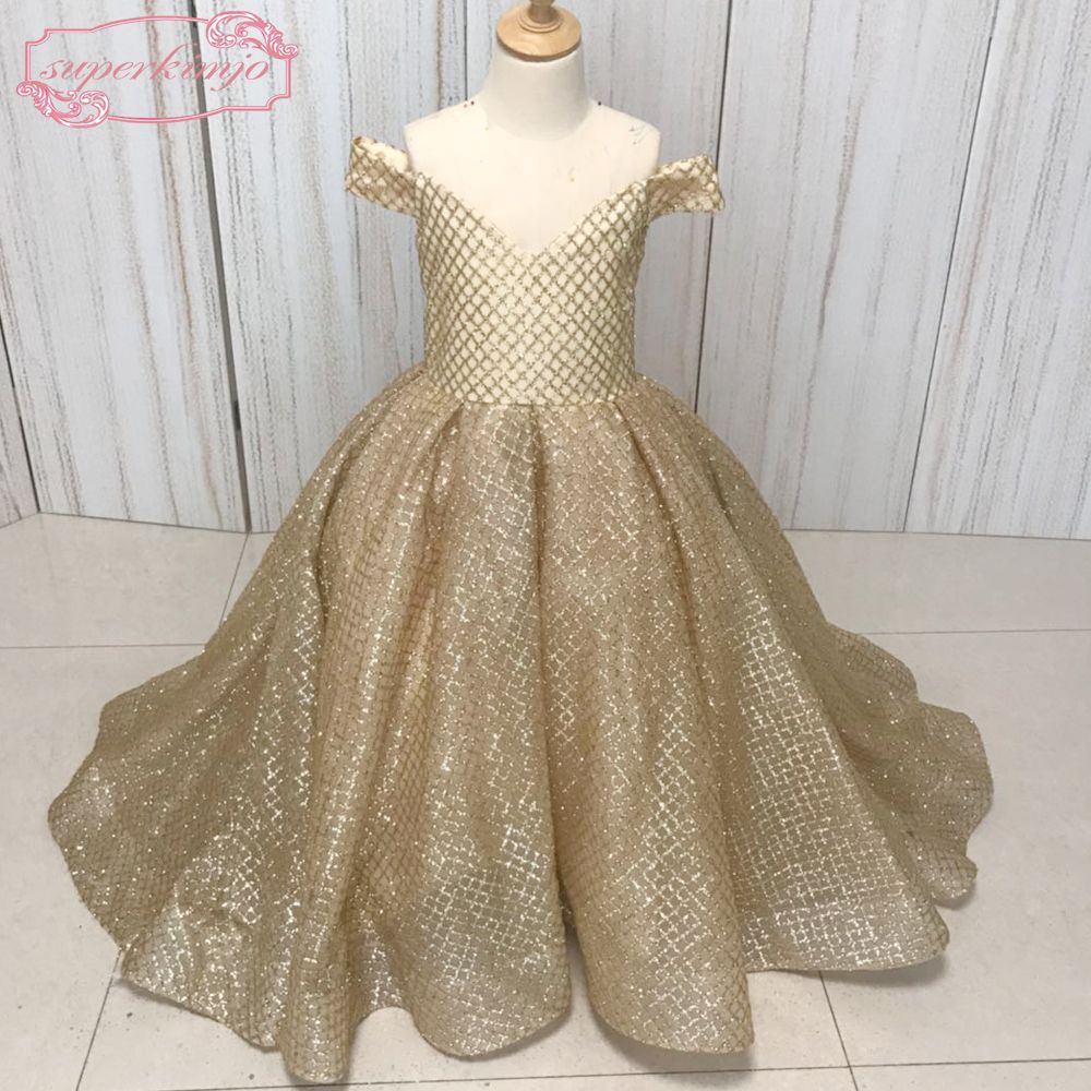 tiered evening gown