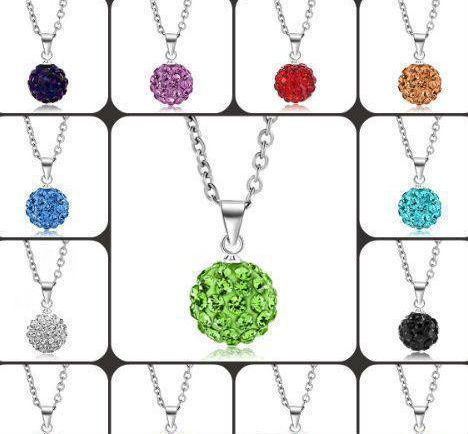 Gargantilla Cadenas de Diamantes Collar Imitación Señoras Collares de Plata Joyería Al Por Charms