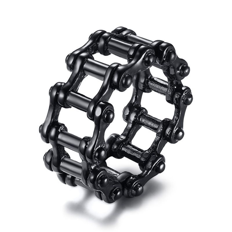 Anillo De Bicicleta De Motocicleta De Hombre De Acero Con De Anillo De Bicicleta De Motocicleta De Hombre De Acero Con De