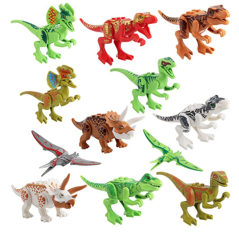dinosaur building block set