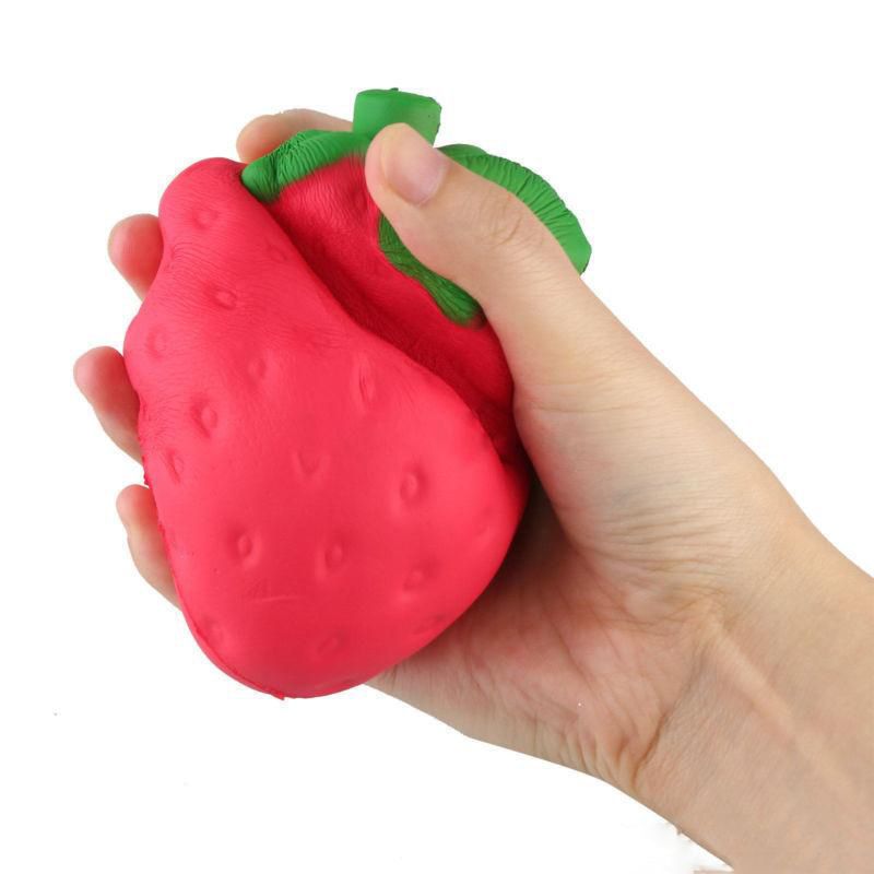 strawberry stress ball