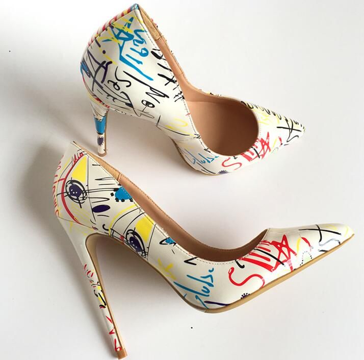 colourful high heels