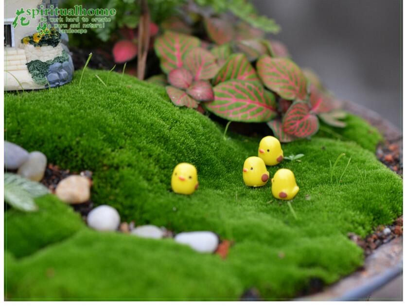 2020 Wholesale Miniature Garden Decoration Cute Mini Yellow Chicks