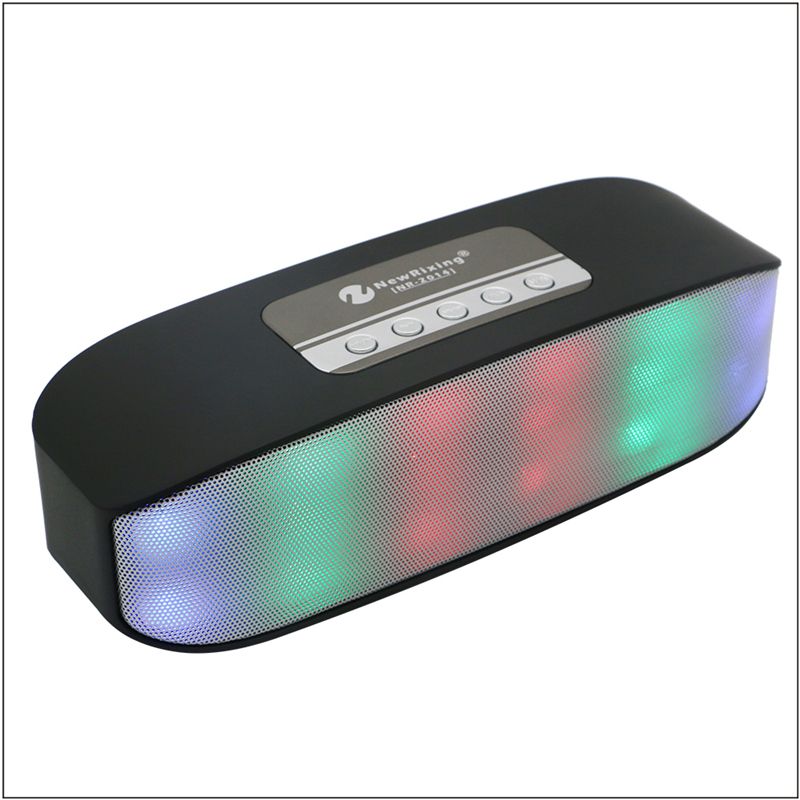 pulse led light stereo wireless bluetooth speaker