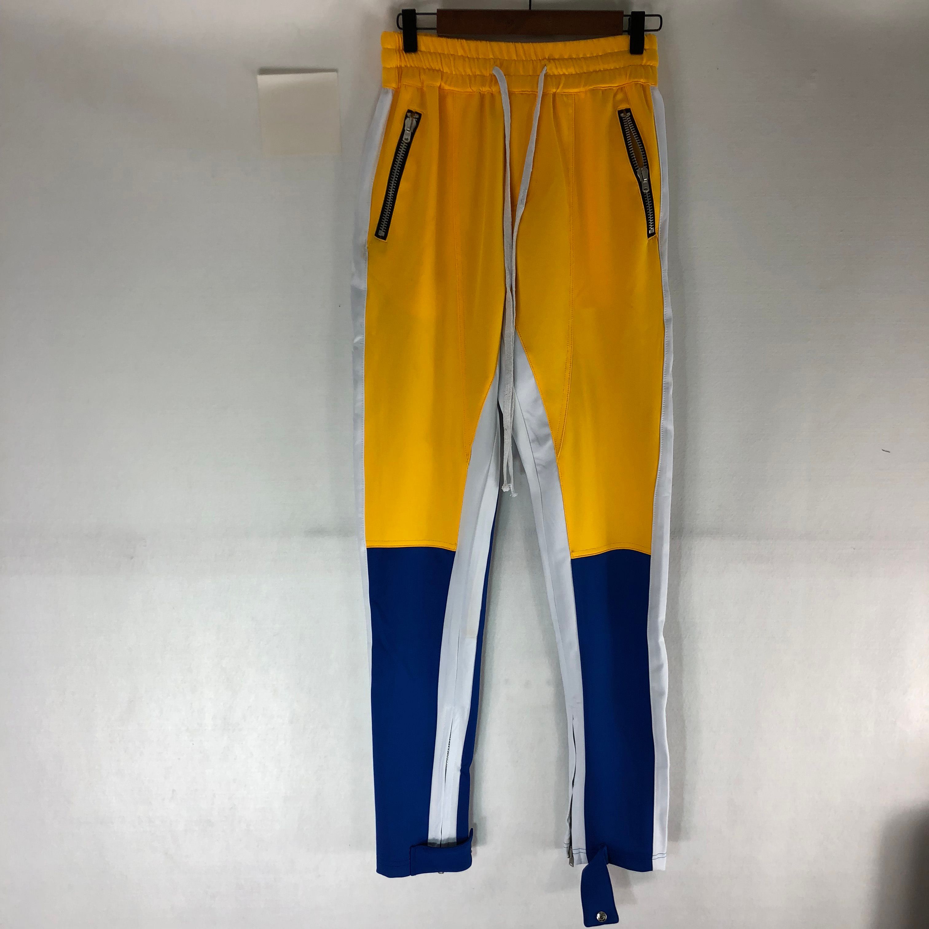 track pants color block