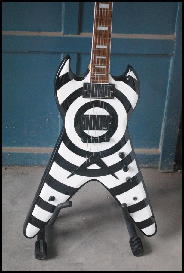 Compra Zakk Wylde Flying V Modelo De Guitarra Eléctrica Con Cuerpo De Caoba  Y Diapasón De Palisandro Barato | Entrega Rápida Y Calidad | Es.Dhgate