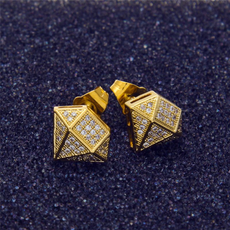 hip hop diamond earrings