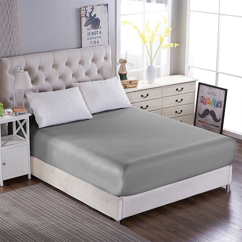 Brushed Multi Specification Solid Color Bed Don 160cm 200cm Hotel