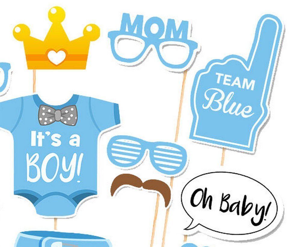 baby shower props boy