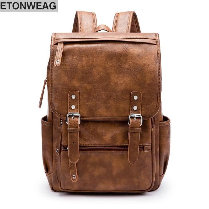 leather backpacks for college mens
