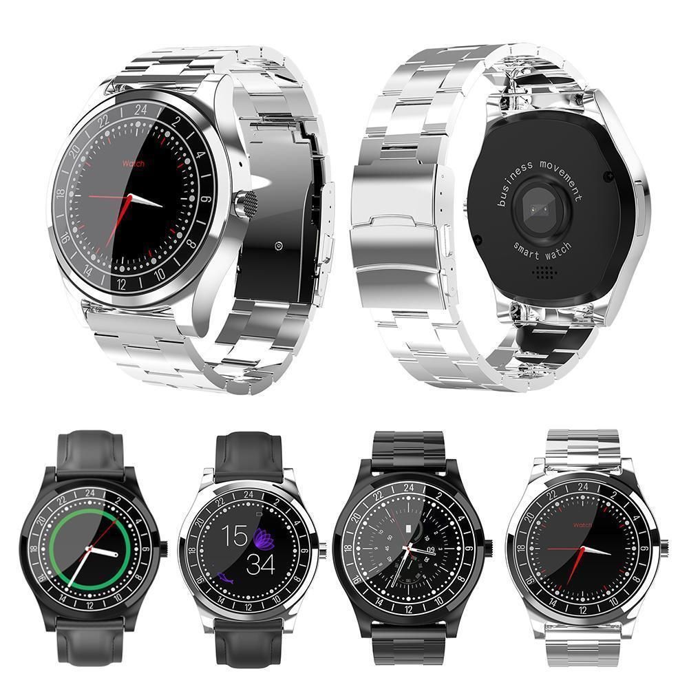 Suministro Al Por Mayor DT19 Bluetooth Smart Watch Hombres Reloj De Pulsera  De Metal Llamada Telefónica Ritmo Cardíaco Presión Arterial Deporte Fitness  Tracker SmartWatch De Bacca, 19,46 € | Es.DHgate.Com
