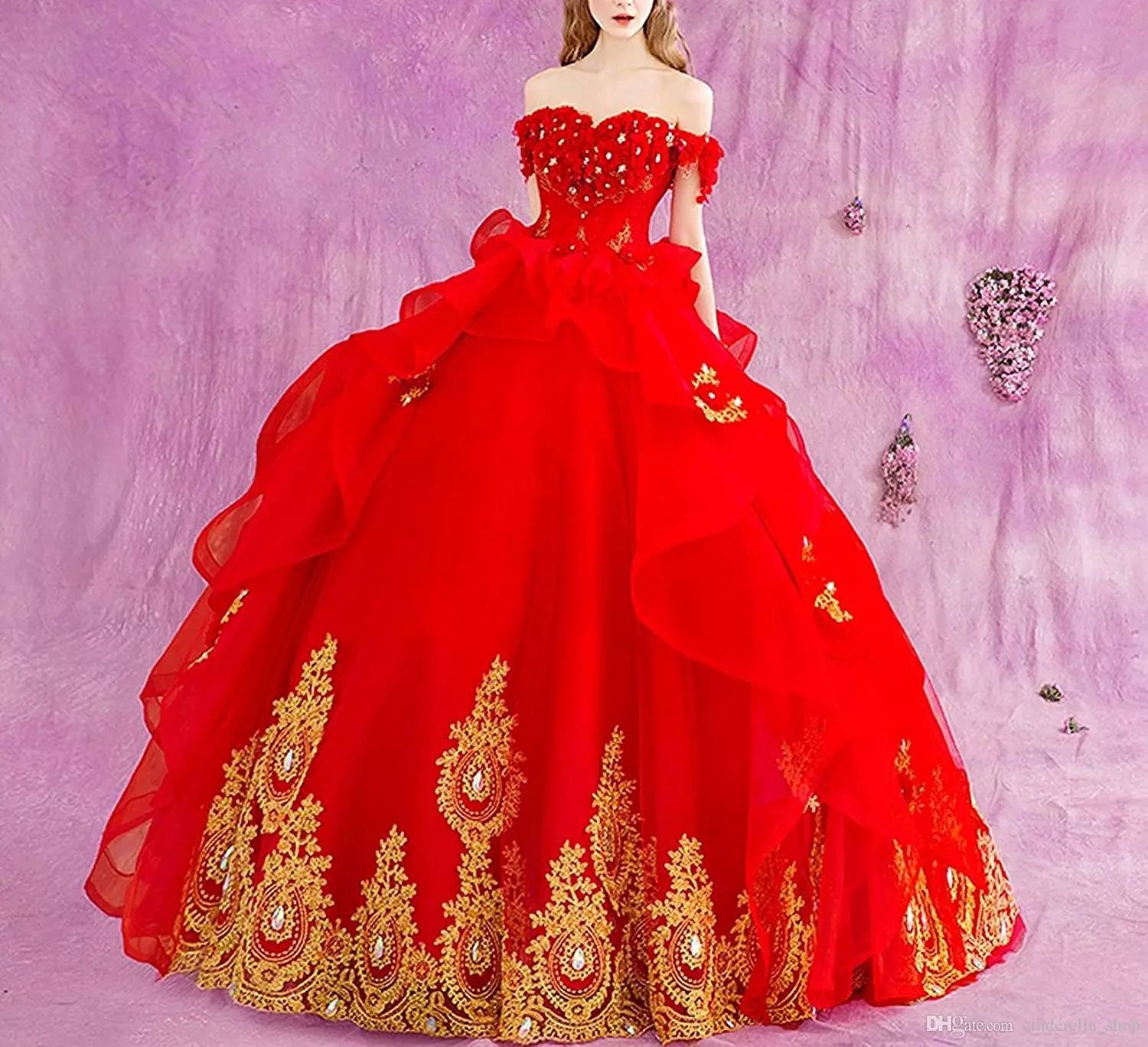 15 anos dress red