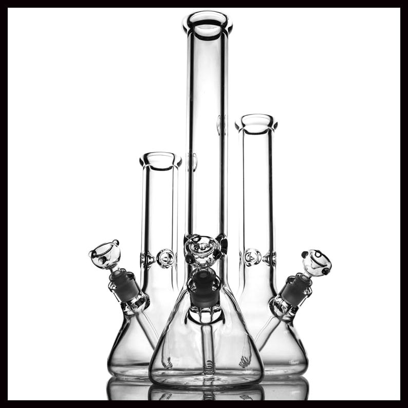 2020 Super Heavy Glass Water Pipe 9mm Thickness Glass Beaker Bongs