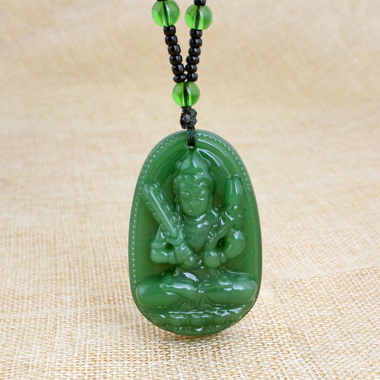 Chinese Jade Men And Women Buddha 