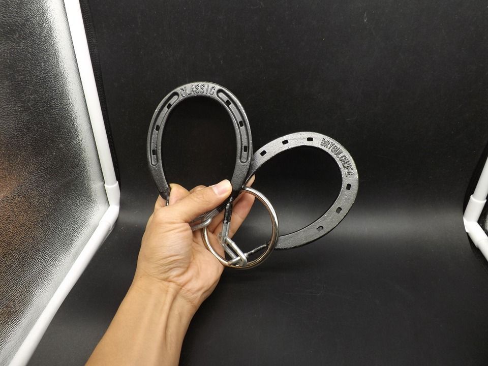 Extra Big Collection Iron Metal Puzzle Ring Model Horseshoes Solution