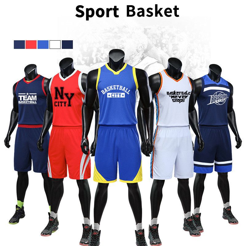 Temporada europea y americana, ropa de baloncesto, traje de niños estudiantes de entrenamiento de secado rápido, ropa deportiva transpirable, precio al por