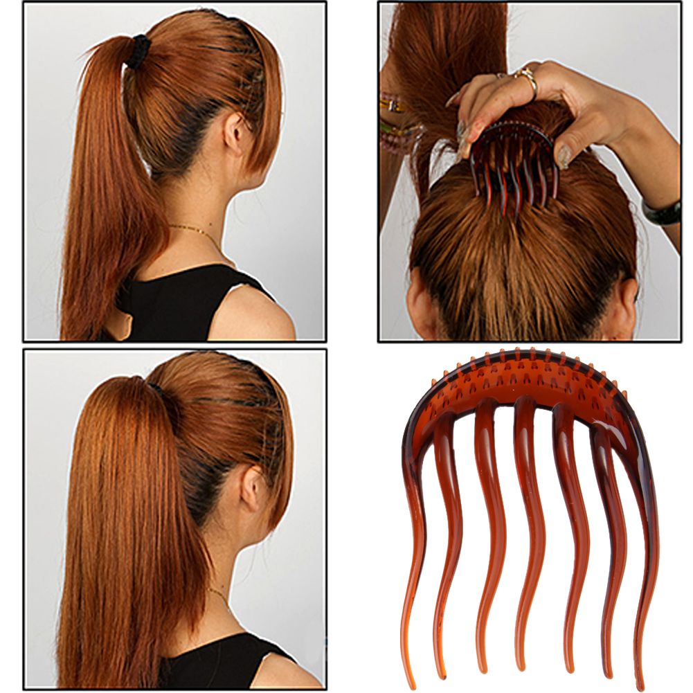 Color Useful Volume Inserts Hair Clip Bumpits Bouffant Ponytail