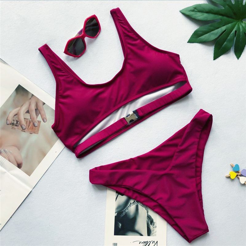 swimsuit with buckles