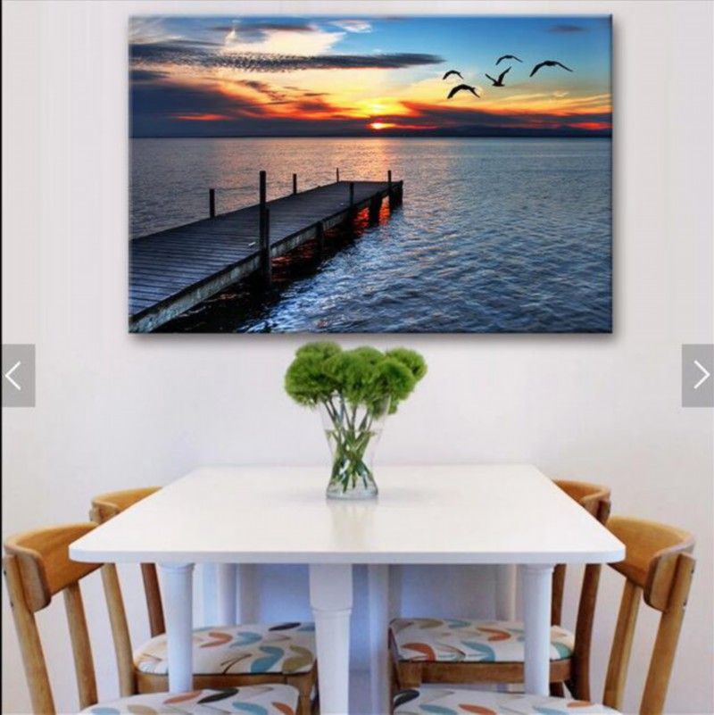 Get Arte de la pared de madera de la playa Free