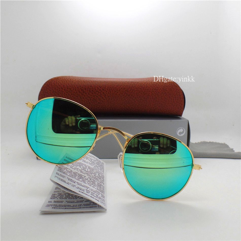 Occhiali Da Sole Con Lenti In Vetro Colorato Occhiali Da Sole Con Lenti Da  Donna Cerchio