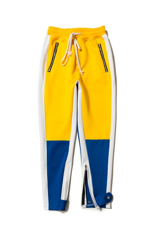 Yellow and blue sweatpants Clearance