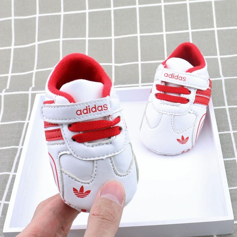 Zapatos de bebé de primavera y Recién nacido Niños Niñas Zapatos deportivos con cordones Primeros