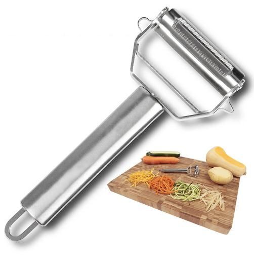 Stainless Steel Multi-function Vegetable Peeler Potato Carrot Julienne Grater UK